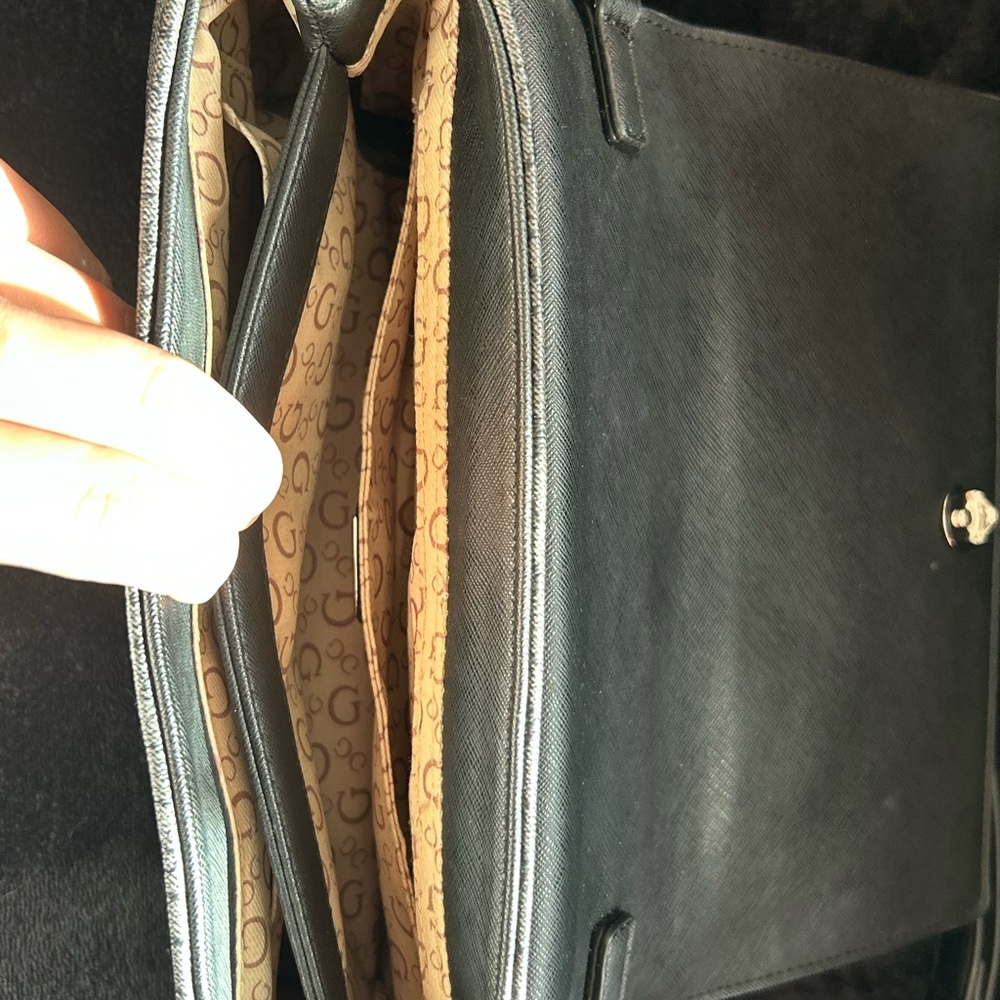 GUESS Silver Monogram Handbag - Picture 6 of 6